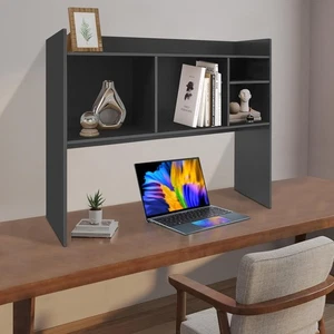 Estantería de Escritorio, Cubo Organizador de Almacenamiento Librería de Mesa con 6 Compartimentos - Imagen 1 de 9