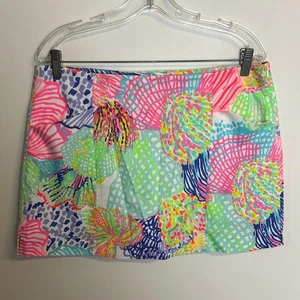 Minigonna Barbie Sirena Lilly Pulitzer con Motivi Colorati Taglia 12 Nuova con etichette - Foto 1 di 15