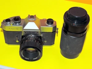Yashica TL Electro analoge 35-mm-Spiegelreflexkamera mit Objektiv 50 mm f: 1,2 YASHINON-DS & ZOOM - Bild 1 von 3