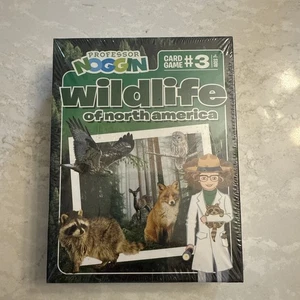Professor Noggin Wildlife of North America Juego de Cartas #3 Nuevo en Caja Sellado Homeschool - Imagen 1 de 2