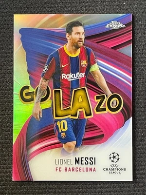 Lionel Messi 2020-21 Topps Chrome Golazo #GOL-LM - Image 1 of 2