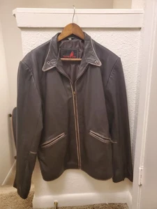 Tron Legacy Leather Cafe Racer Jacket Sam Flynn Vintage Finish - Bild 1 von 18