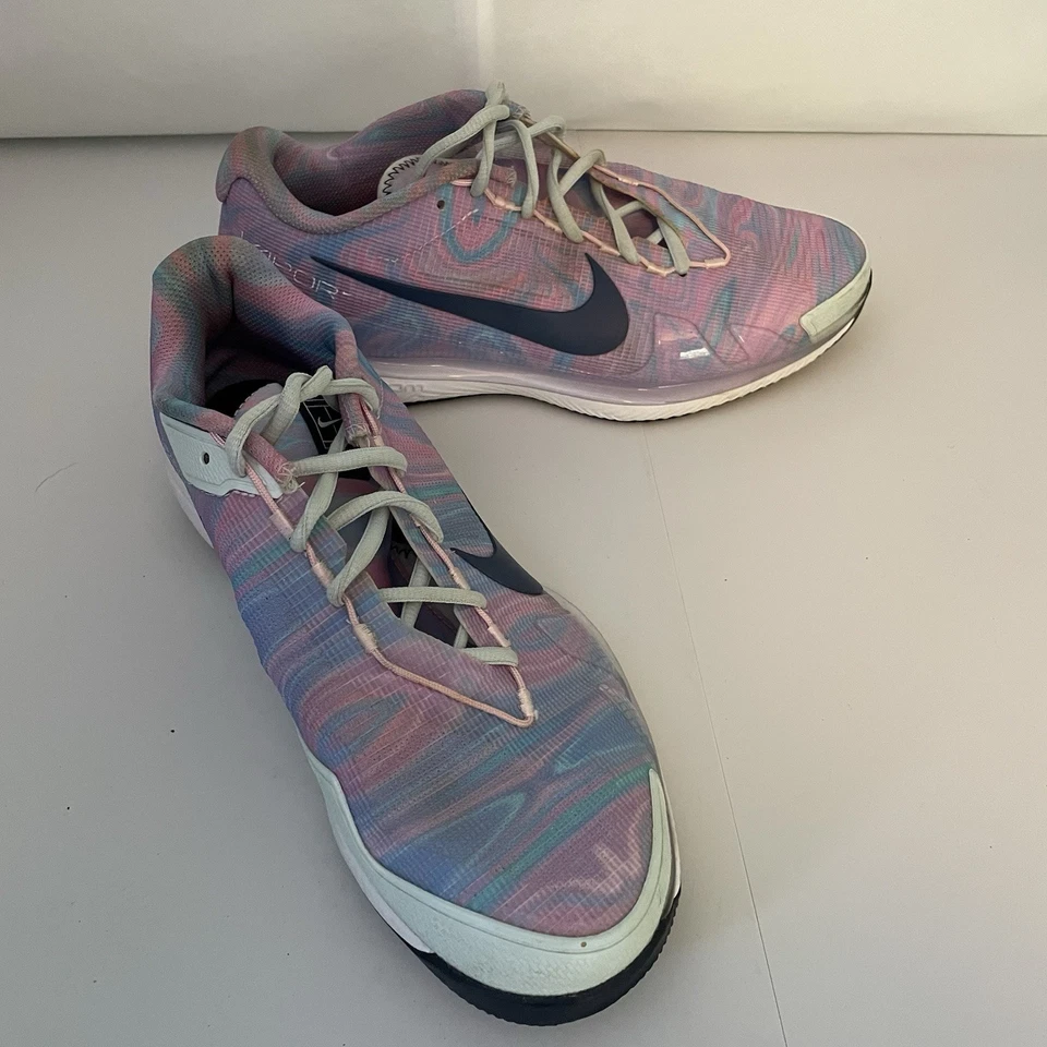 Nike Court Air Zoom Women’s Vapor Pro Tennis Shoe US 9.5 UK 7 EUR 41 Pink Blue - Image 1 of 4