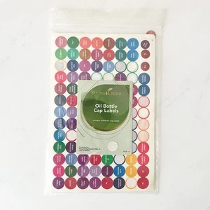Young Living Flaschenverschluss Etiketten für ätherische Öle - Set mit 8 Blatt - Bild 1 von 5