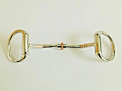 ON TIME TRADER ENGLAND® Eggbutt 2" Ring Kupfer Roller Inlay alle Größen Pferd Pony Gebiss Trense Edelstahl S