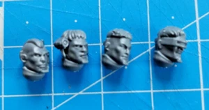 BT Upgrade Bits Neophyte Heads x4 Black Templars Primaris Scouts Space Marines - Picture 1 of 1