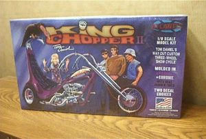 ATLANTIS MODELS TOM DANIEL KING CHOPPER I I  1/8  SCL MODEL KIT M224 MADE IN USA - Picture 1 of 3