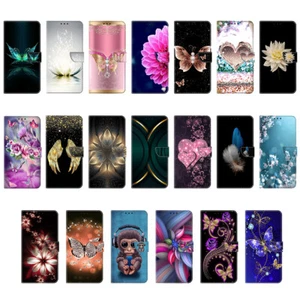 Case For Samsung Note 8 9 10 + 20 Ultra Patterned Flip Wallet Stand Phone Cover - Picture 1 of 32
