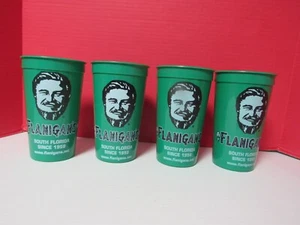 Flanigan's Bar & Grill S Florida Lote de 4 tazas de plástico para bebidas frías - Imagen 1 de 2