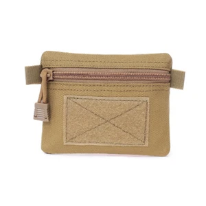 3 Slot Waterproof Small Wallet Pouch Tactical Gear Coin Zipper Purse Card Holder - Picture 1 of 23