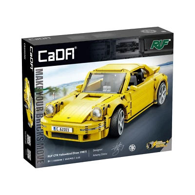 CaDA RUF CTR 2017 Yellowbird 1:12 1515 Pieces Brick Model Kit - C62003W - Image 1 of 4