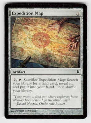 Zendikar #201 Expedition Map - Image 1 of 2