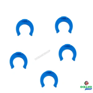 5x clip seguridad 1/4" osmosis inversa pieza azul cierre seguridad equipo - Imagen 1 de 2