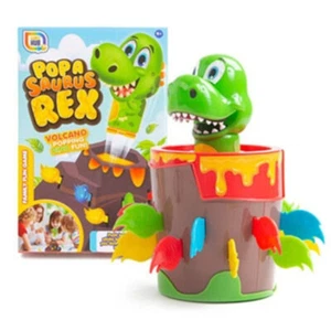 Popping Dinosaur Popasaurus Rex Volcano Make You Jump Family Game Toy - Picture 1 of 1