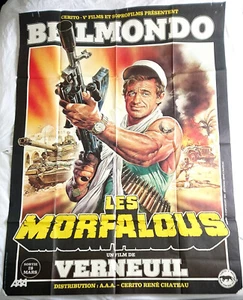 Affiche original  salle cinéma 1984 - Film  LES MORFALOUS - Belmondo - Imagen 1 de 2