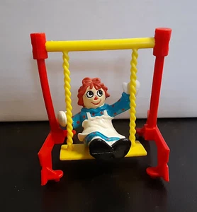 1988 McDonald's Happy Meal Toys Raggedy Ann with swing set - Picture 1 of 3