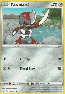 133/202 Pawniard - Common Card / Pokemon TCG Sword & Shield S&S - Picture 1 of 1