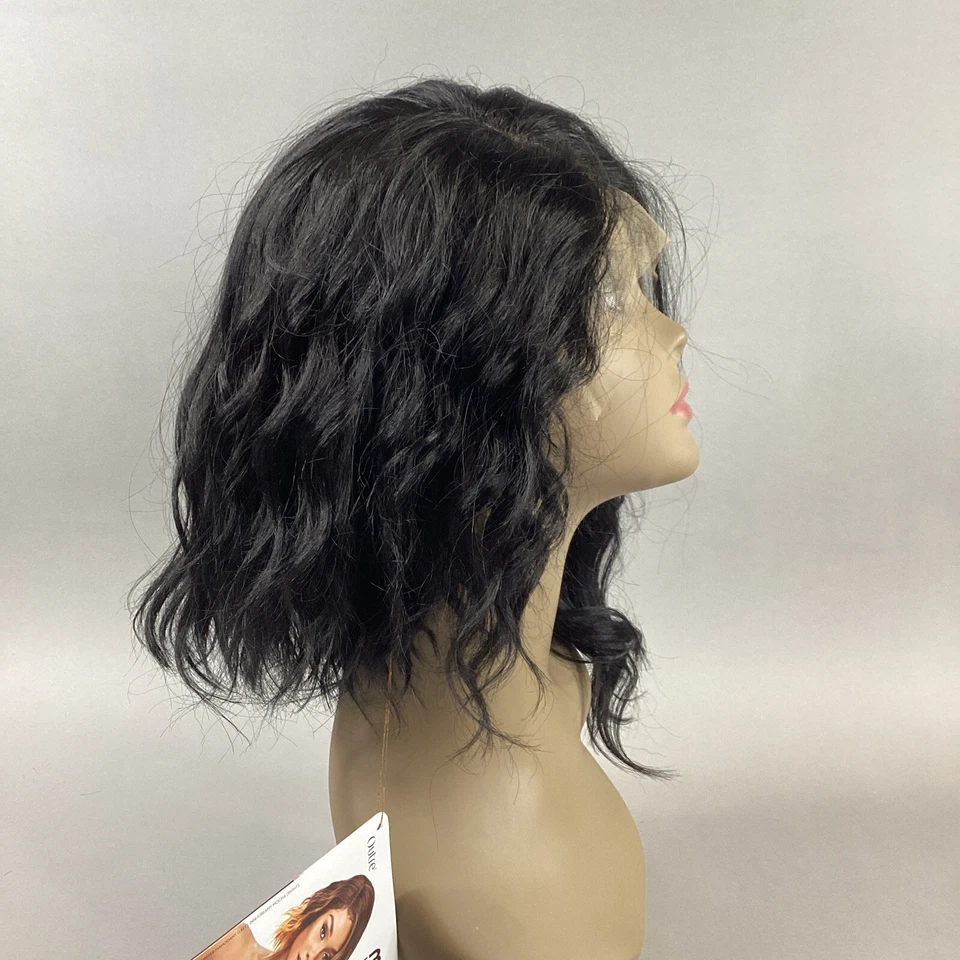 Melted Harline Roselyn Short Wavy #1B Off Black Synthetic Lace Front Wig - Image 1 of 4