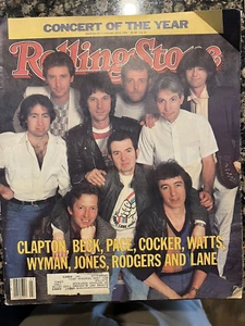 Jan 19 1984 issue of Rolling Stone British Rockers Cover - Picture 1 of 1