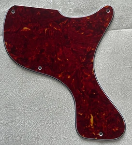 Custom For Gibson Les Paul Junior 1958 DC Style Guitar Pickguard Red Tortoise - Picture 1 of 4