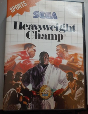 Heavyweight Champ (US Gold 1987) Sega Master System (Modul Box) working - Bild 1 von 3