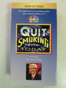 QUIT SMOKING WITH TODAY SHOW NBC NEWS DR. ART ULENE VHS VIDEOTAPE NTSC VG+ OOP - Bild 1 von 7