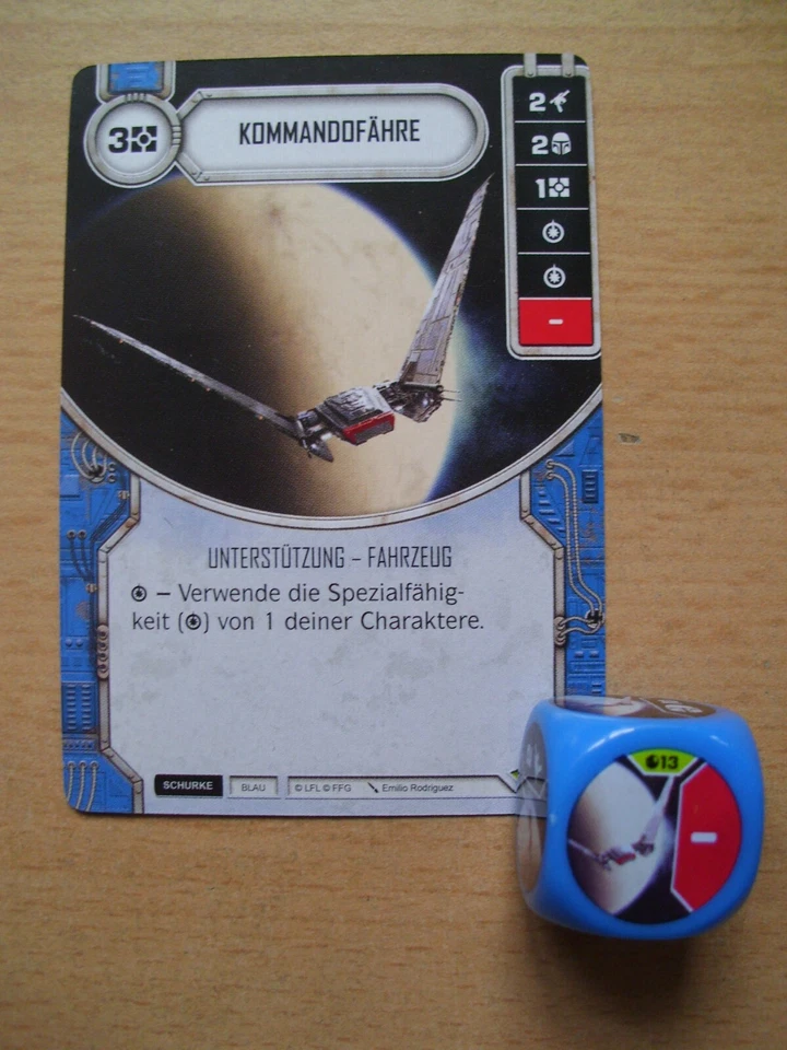 Star Wars: Destiny Kommandofähre (Geist der Rebellion 13) + Würfel - Bild 1 von 1