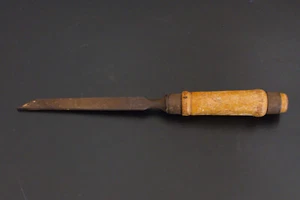 STUBAI 4mm Vtg Mortise Chisel w Wood Handle - Carving Tool 27cm/10.6” AUSTRIA - Picture 1 of 4