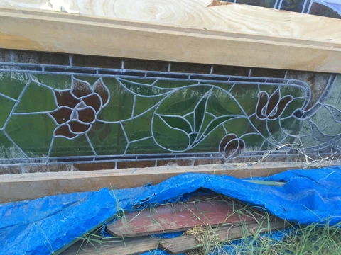 antique stained glass entry doors Cover