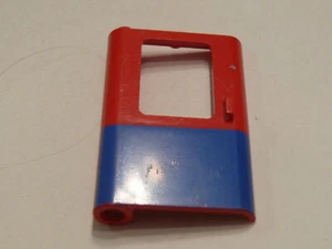 Lego 1 x Red / rouge Door 1 x 4 x 5 Train Left with Blue Bottom Half 7818 7715 - Imagen 1 de 1