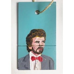 P.W. Herman - Acrylic on Upcycled Wood 11.25x6.25in @elsantosworld Sergio Santos - Picture 1 of 1