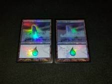 MTG 1x Coldsnap common land LP German FOIL Snow-Covered Island