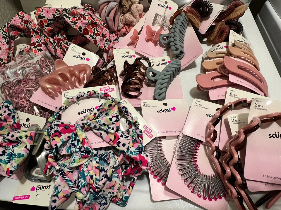 Аксессуары для волос Scunci упаковка 4 шт. - Изображение 1 из 3