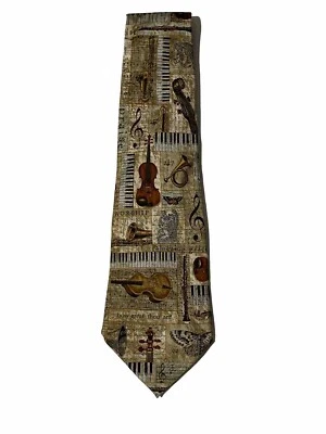 Eagle Neckwear men’s Praise and Worship instruments silk Neck Tie - Image 1 of 4