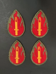 Lote de 4 parches originales de la 63ª División de Infantería de Estados Unidos Segunda Guerra Mundial - Imagen 1 de 4