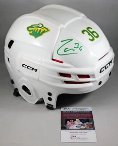 MATS ZUCCARELLO SIGNED FULL-SIZE MINNESOTA WILD HELMET FS NHL AUTOGRAPH +JSA COA - Picture 1 of 3