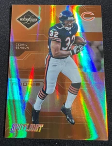 CEDRIC BENSON Chicago Bears 2005 Leaf Limited #158 Bronze Spotlight #071/100 RC - Picture 1 of 1