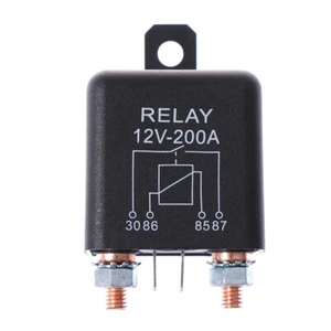 12V 200 Amp Heavy Duty Split Charge/Winch Relay for Car Van Boat 4 Pin!AUFFAU BI - Picture 1 of 12