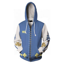 Guilty Gear Bridget Cosplay Hoodie  Casual Streetwear Zip Up Jacket Coat Unisex