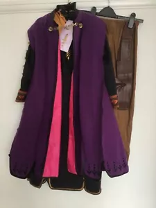 STUNNING! Quality Frozen 2 ANNA Costume - Worn Once - Age 7-8 - Limited Edition - Picture 1 of 15