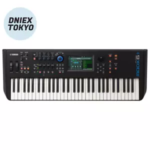 YAMAHA MODX6+ 61 Tasten Keyboard Synthesizer Farbe Schwarz Neu unbenutzt schön - Bild 1 von 8