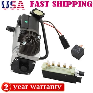 For Mercedes W220 S Class Air Suspension Compressor & Valve Block & Relay US - Picture 1 of 10
