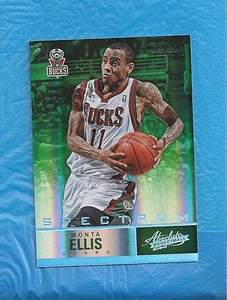 MONTA ELLIS 2012-13 ABSOLUTE SPECTRUM #9/10 MILWAUKEE BUCKS - Picture 1 of 1