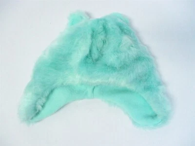 Sombrero peludo de piel sintética para niña Cherokee 2T-5T aguamarina verde claro niño orejas de invierno Foto 1 de 3