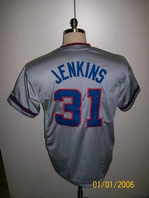FERGIE JENKINS SIGNED T/B CHICAGO CUBS ROAD JERSEY HOF91 - Image 1 of 3