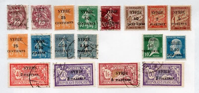 SYRIA SYRIE EARLY COLLECTION MINT OG & USED - Image 1 of 4