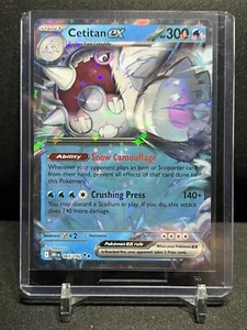 Cetitan ex 065/182 Doble Raro Holo Pokémon 2025 Destined Rivals Casi Nuevo - Imagen 1 de 1