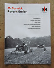 orig. Prospekt IH International McCormick Rotorkrümler Traktor Schlepper