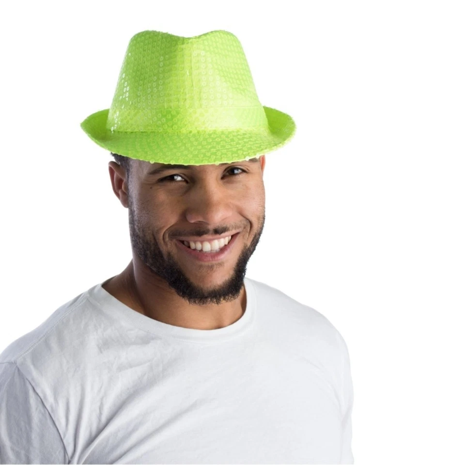 Dress-Up-America Sequin Fedora for Adults - Sequined Party Fedora - 4 Colors - Image 1 of 1