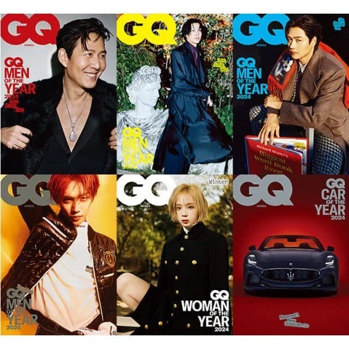 GQ Korea 2024 December TXT YEONJUN, Aespa WINTER, Lee Jung-jae, Lee Jong-won - Image 1 of 1